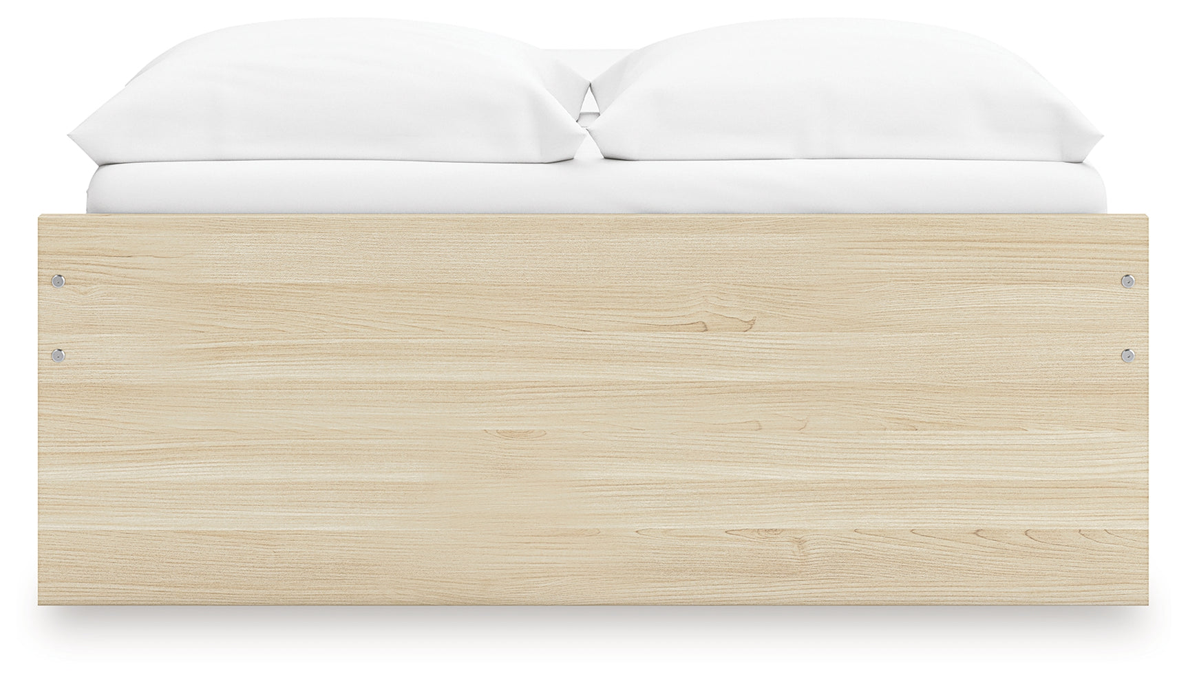 Top view of Onita Full Platform Bed showing platform slats