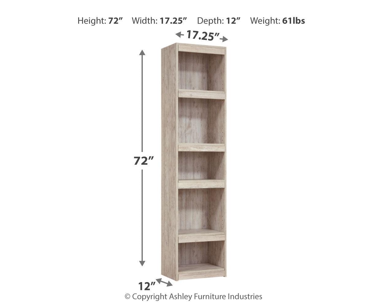 Willowton Whitewash Pier TV Stand dimension illustration