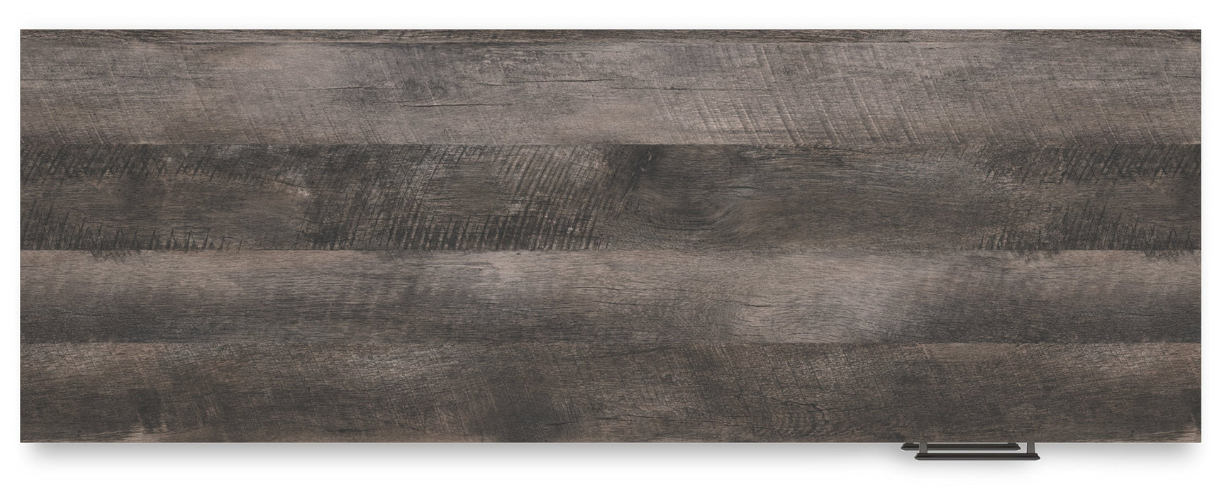 Shawburn White Dark Charcoal Gray 54" Home Office Desk