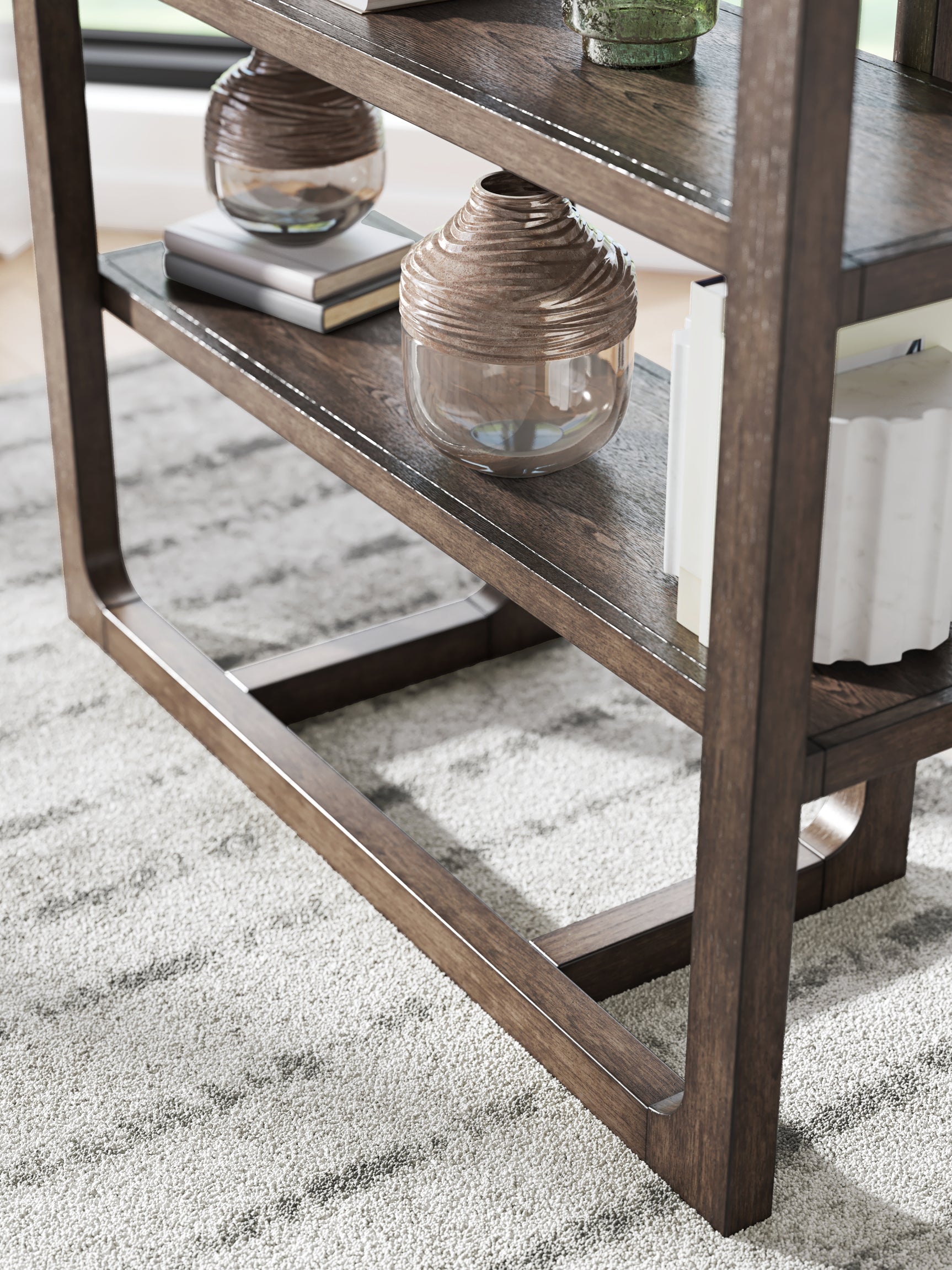 Breckington bookcase detail close-up