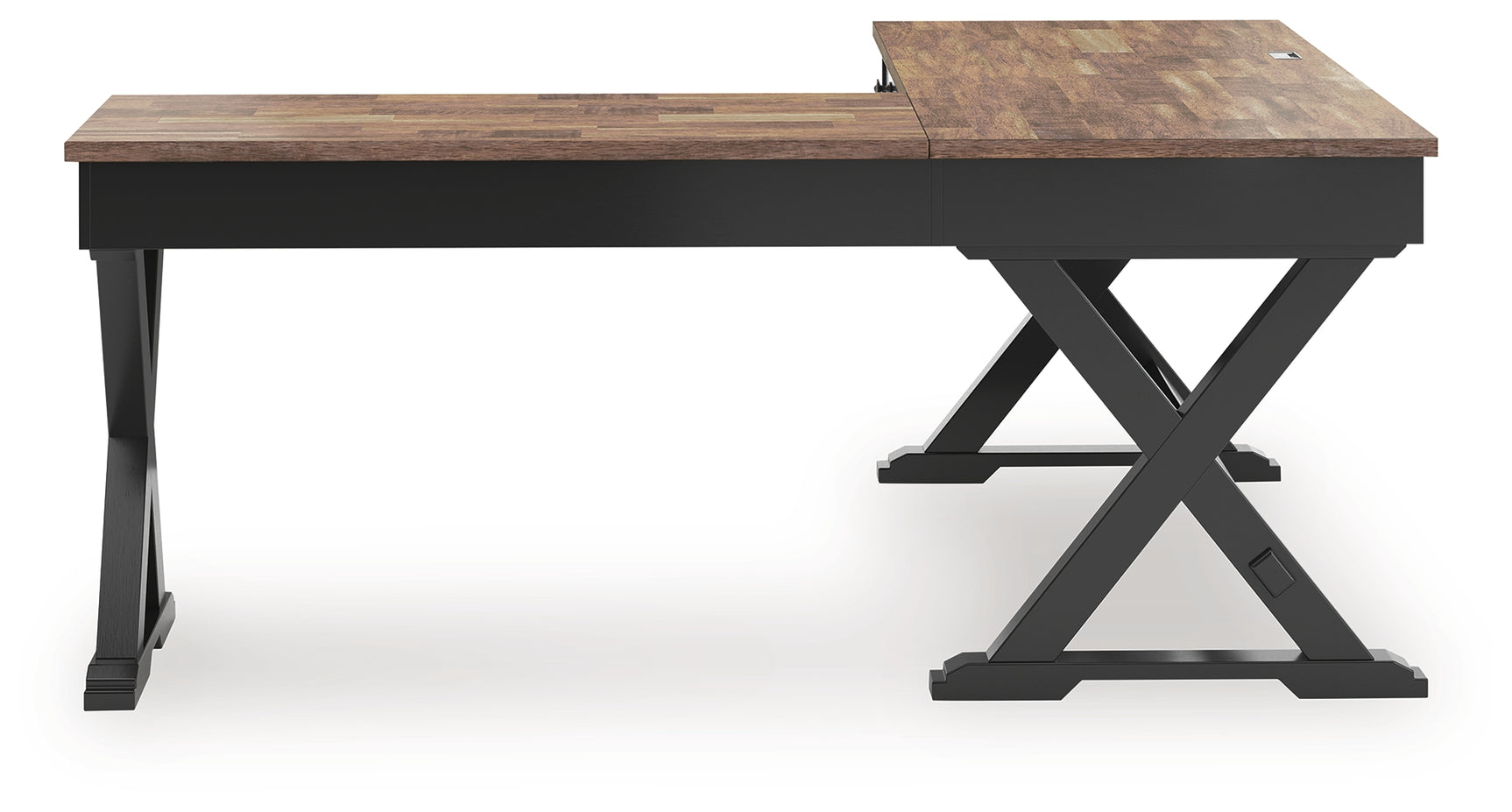 Wildenauer Brown/Black Home Office Desk