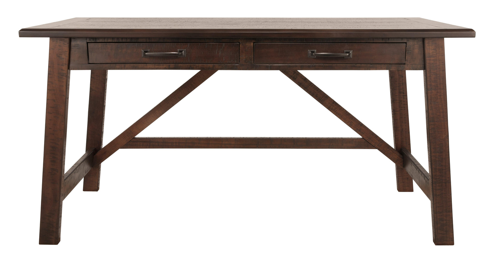 Baldridge Home Office Desk angled front view