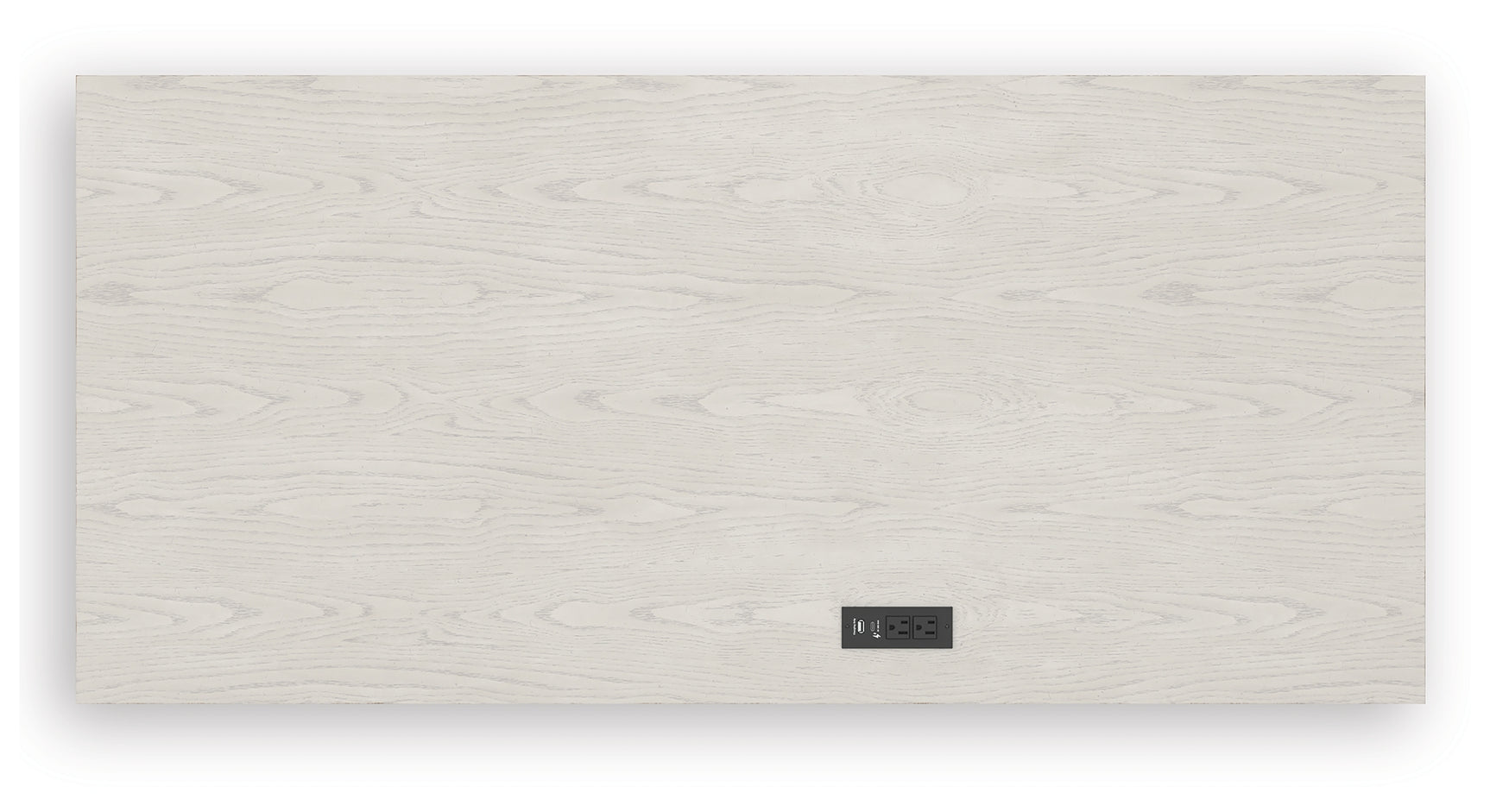 Top view showing wood grain texture