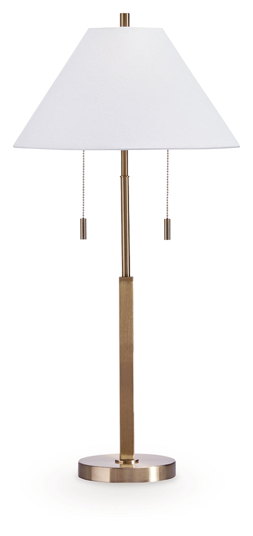 Haigwood table lamp side detail view