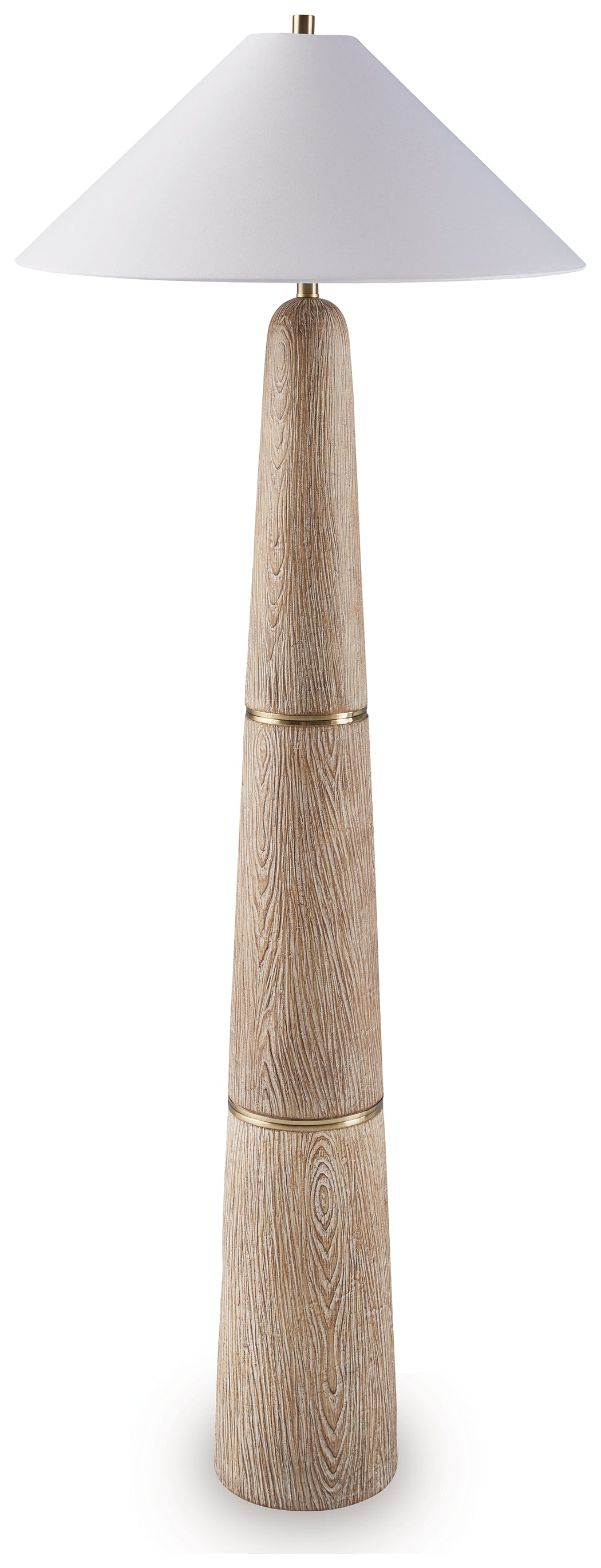 Gasparleigh floor lamp close-up details of base and shade