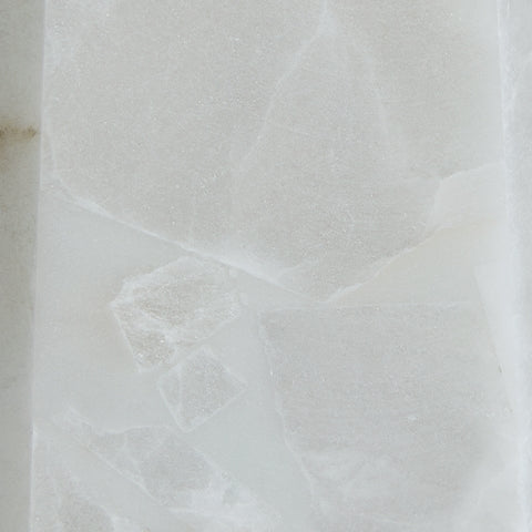 White finish detail on Laurellen table lamp