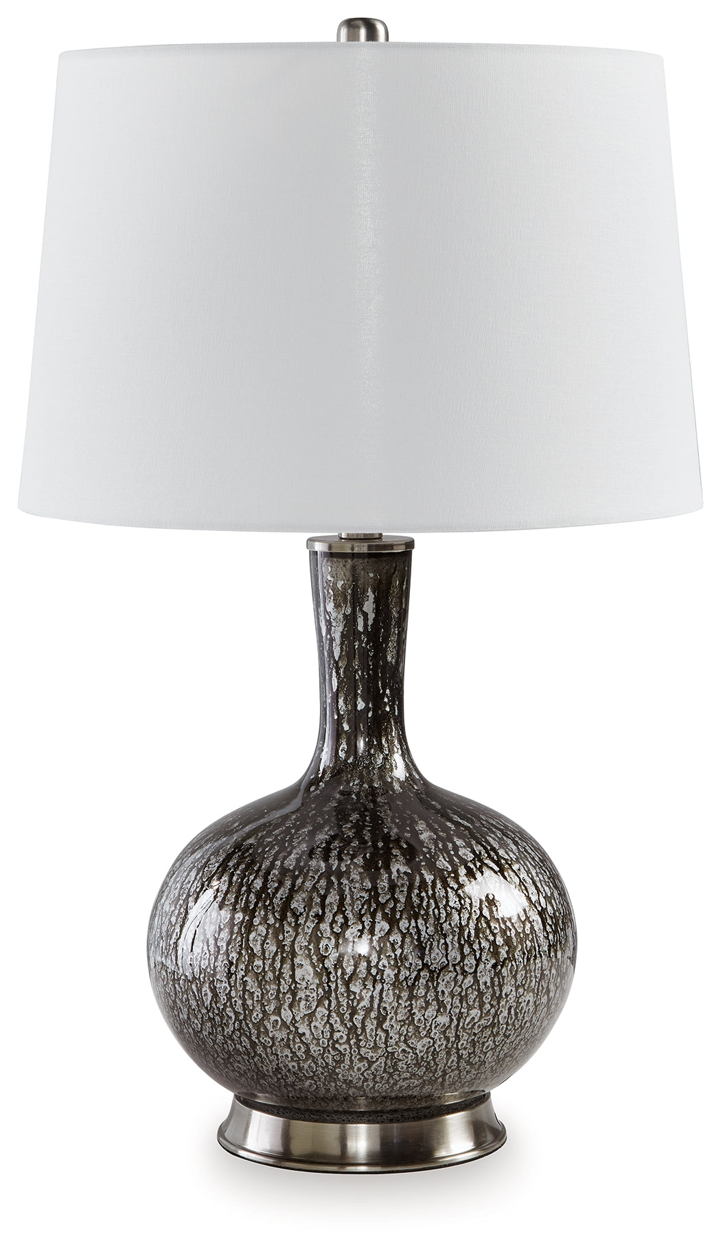 Tenslow lamp lit with warm light