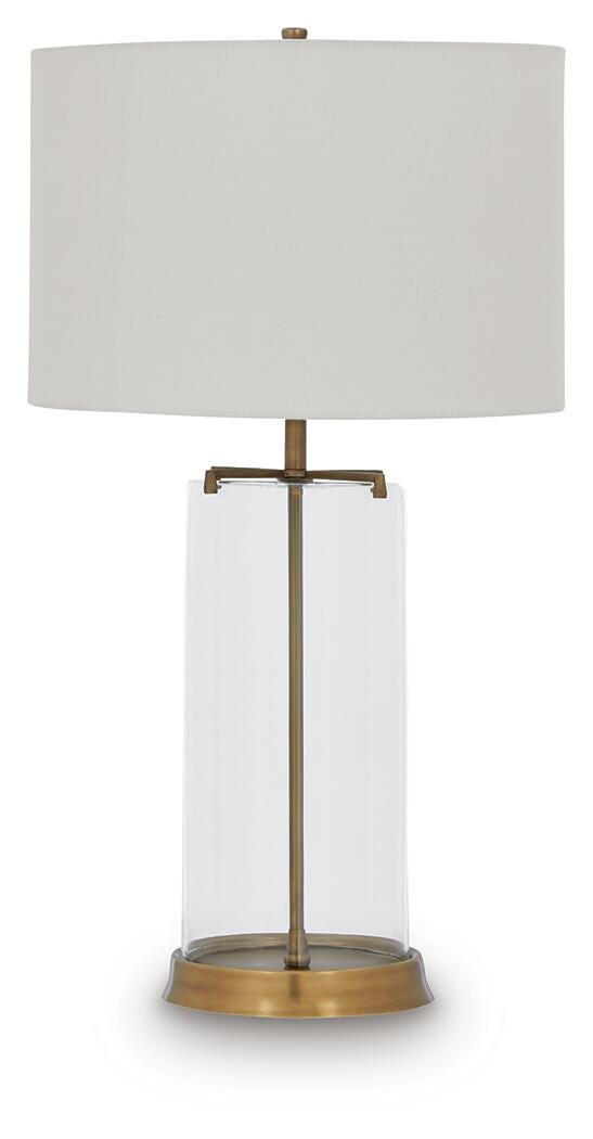 Gizeh Clear/Gold Finish Table Lamp view 2