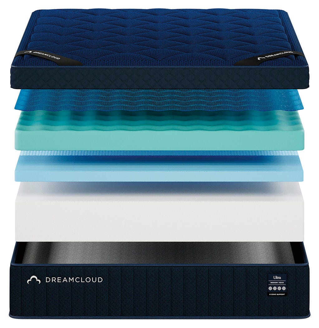 Dreamcloud Ultra Memory Foam Blue Queen Mattress view 7