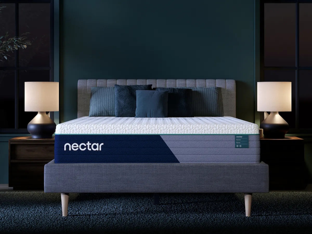 Nectar Premier Hybrid 5.1 hybrid mattress layers close-up