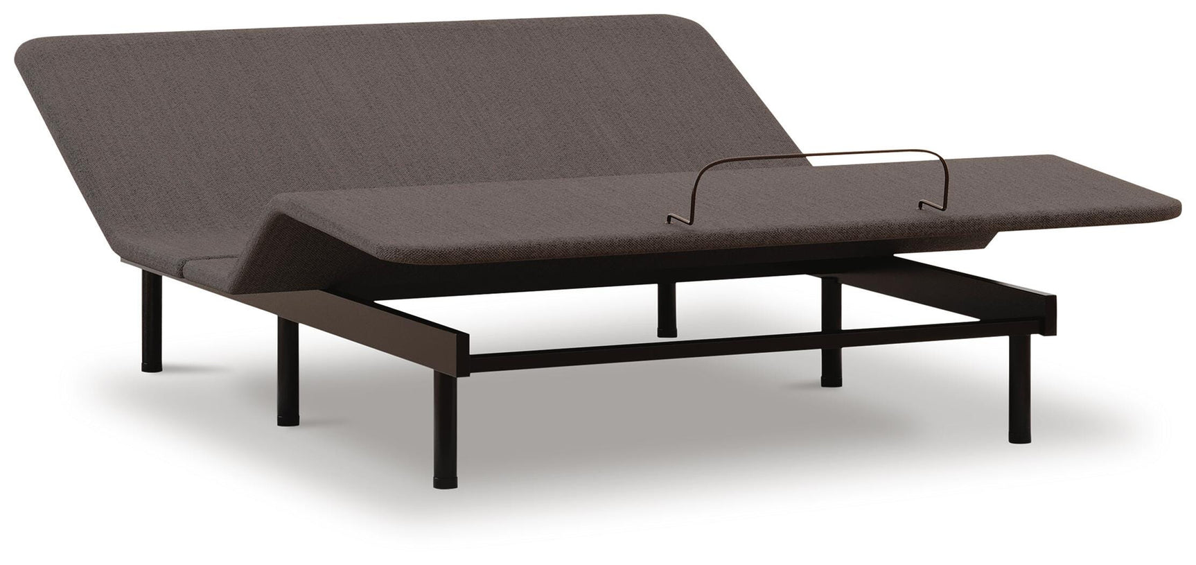 Comfort Classic black king adjustable base angled head and foot raised