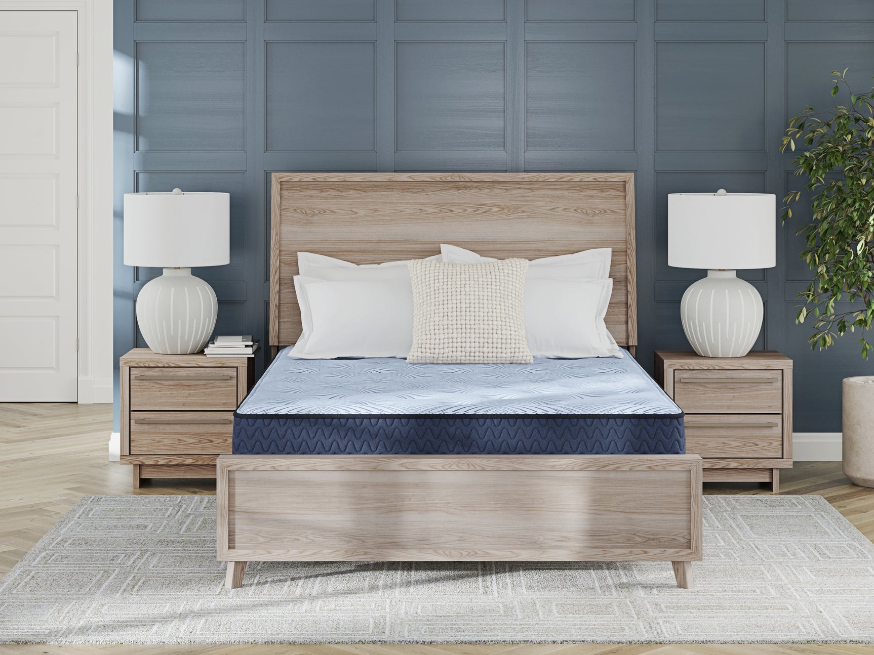 Peak 2.0 10 inch hybrid twin mattress corner detail