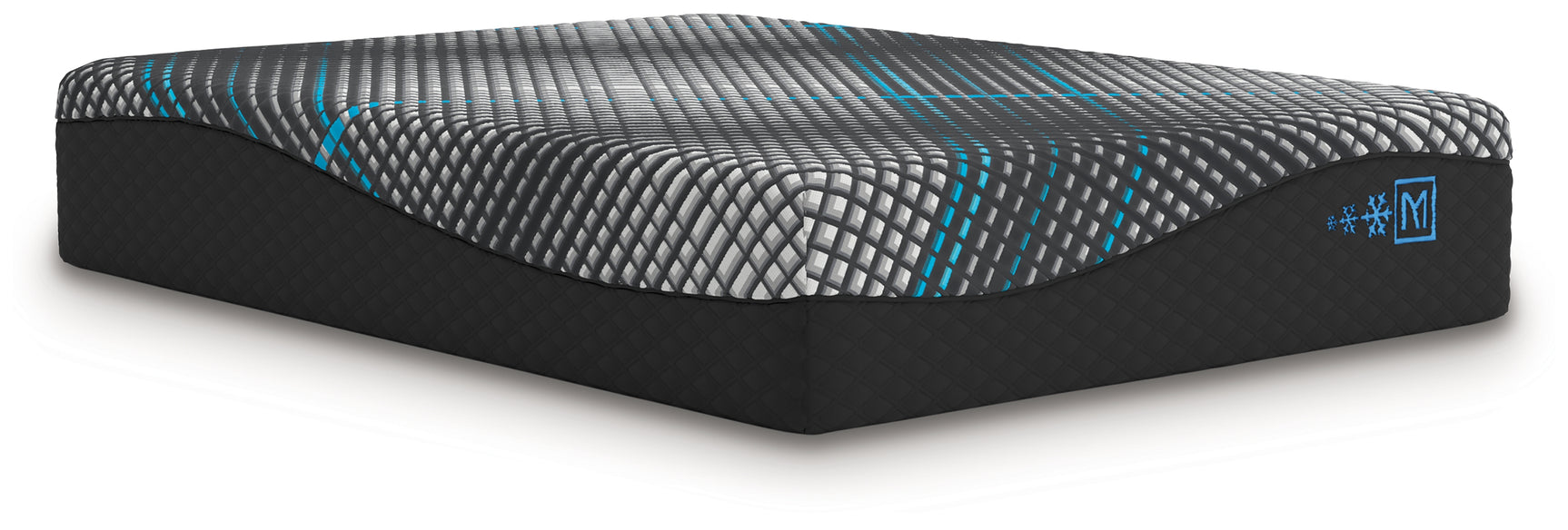 Millennium 2.0 Foam 14 Inch Black King Mattress corner angle