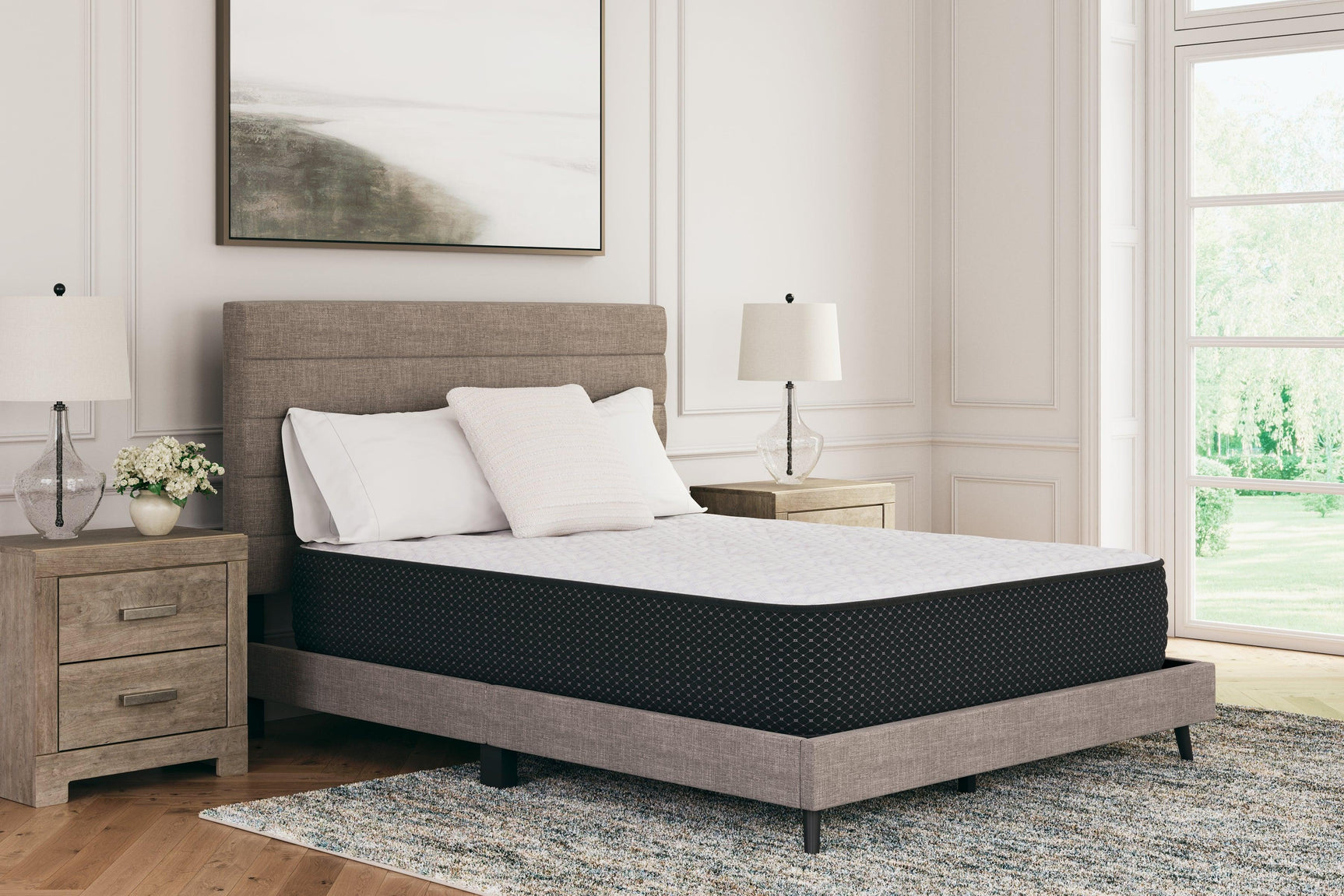 Twin XL mattress side view highlighting edge support coils