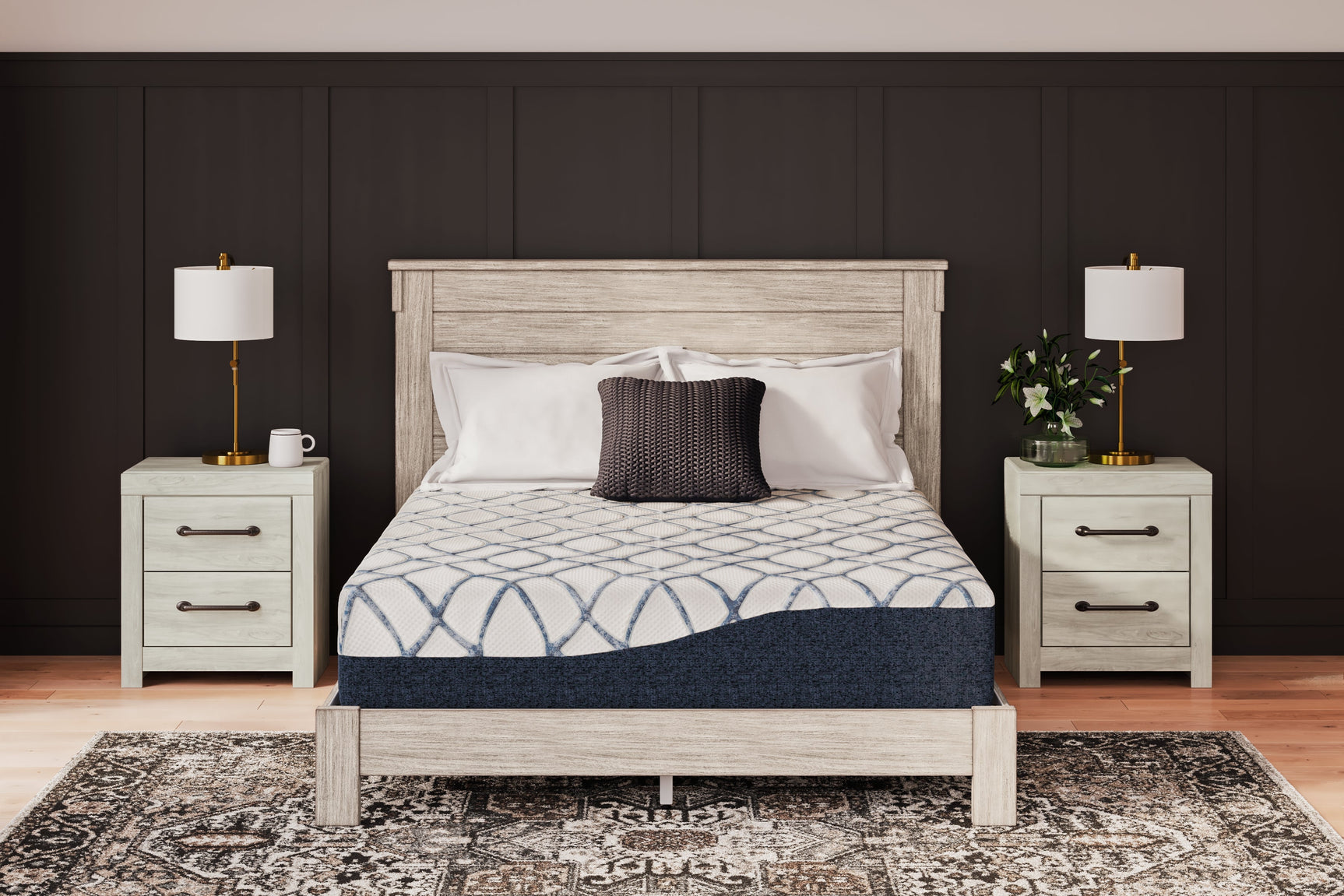 Side angle of the 12 Inch Chime Elite 2.0 Twin Mattress