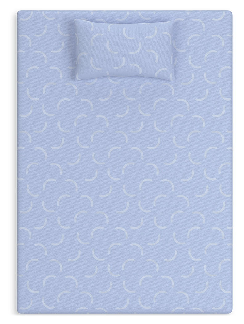 Top view of iKidz Ocean Full Mattress