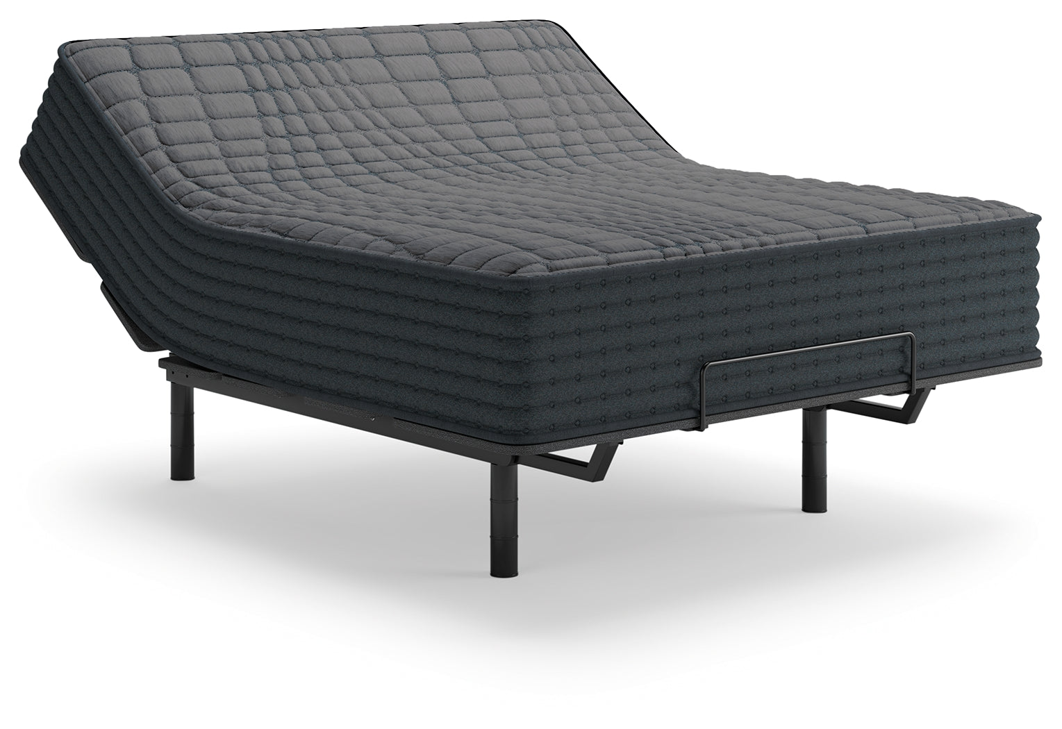 Gray 1200 Hybrid Queen Mattress angled view