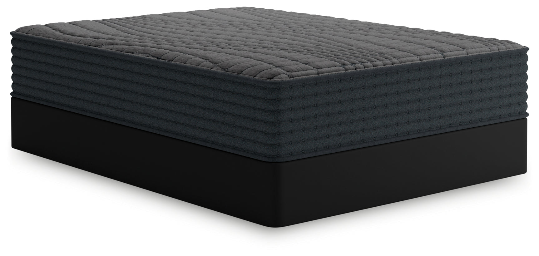 Gray 1200 Hybrid Queen Mattress angled view