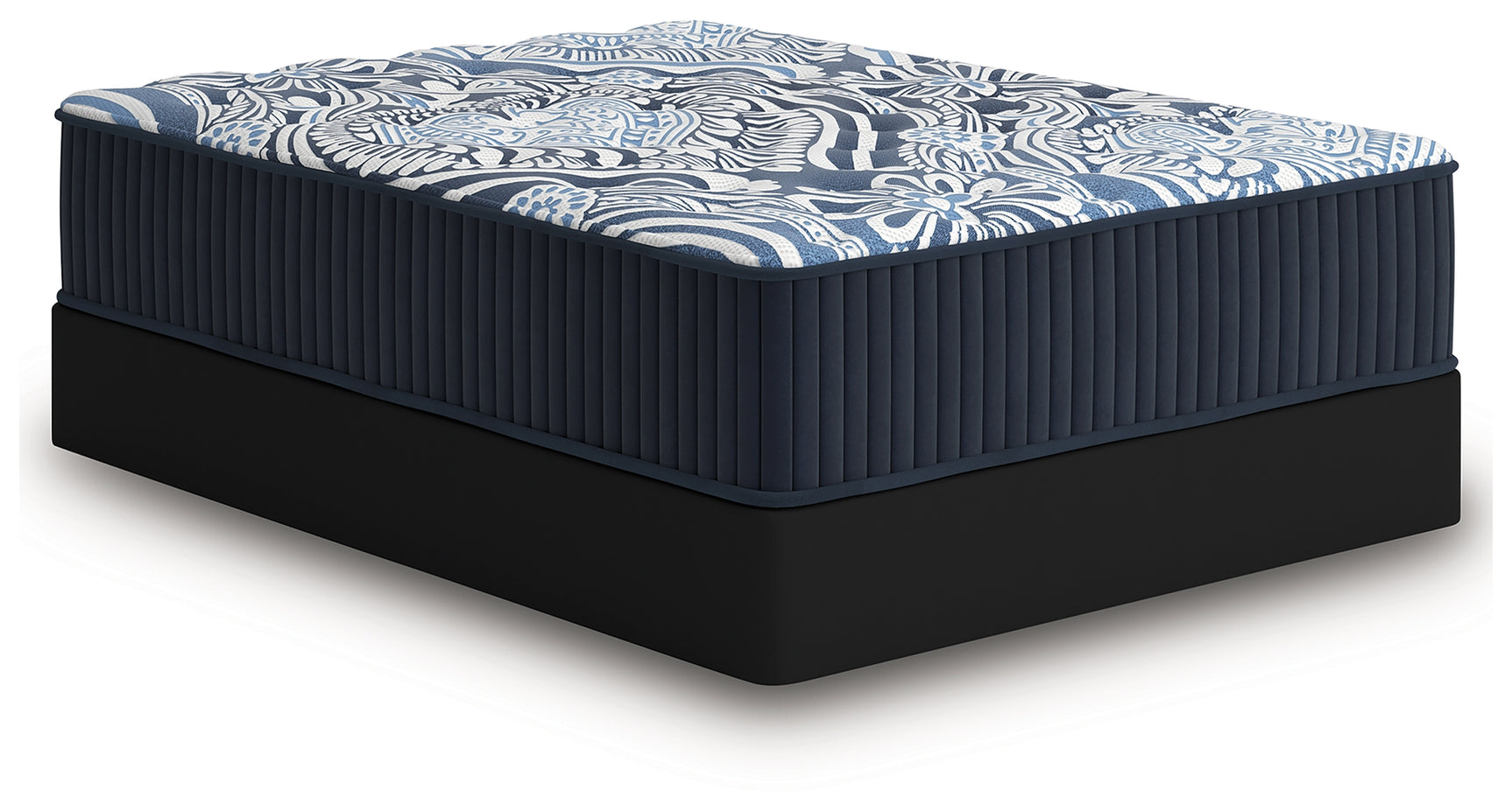 Queen mattress flat on bed frame