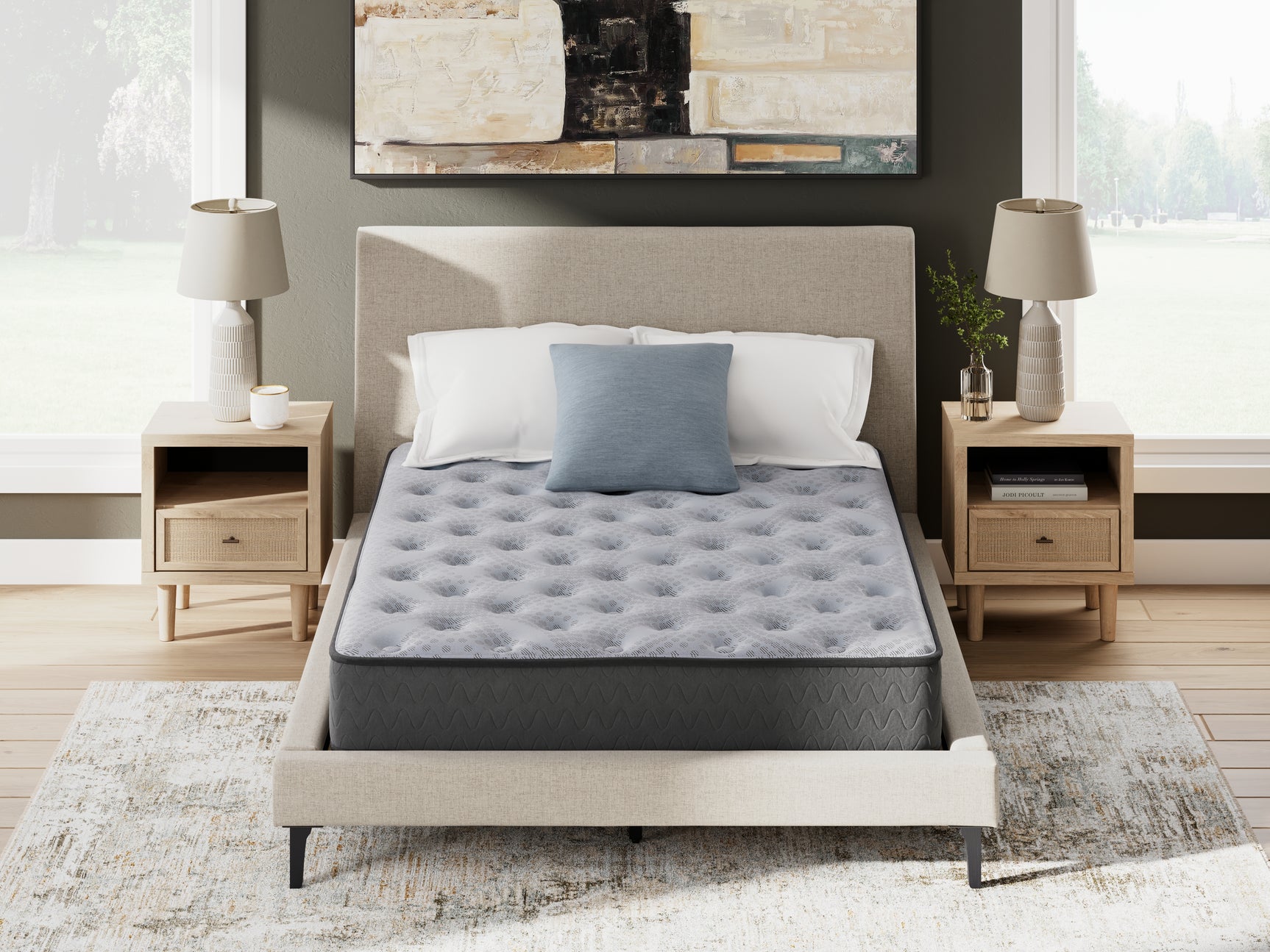 Mattress stretched out post-unboxing