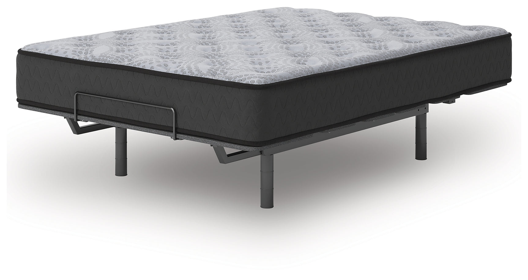Comfort Plus Gray Full Mattress coil system close-up