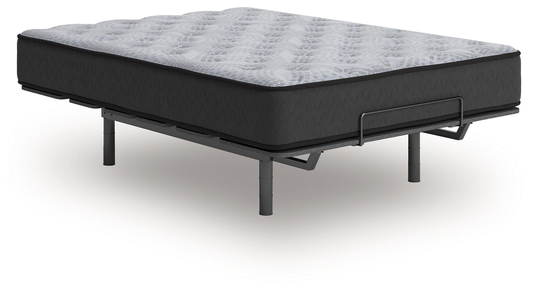 Comfort Plus Gray King Mattress layered foam close-up