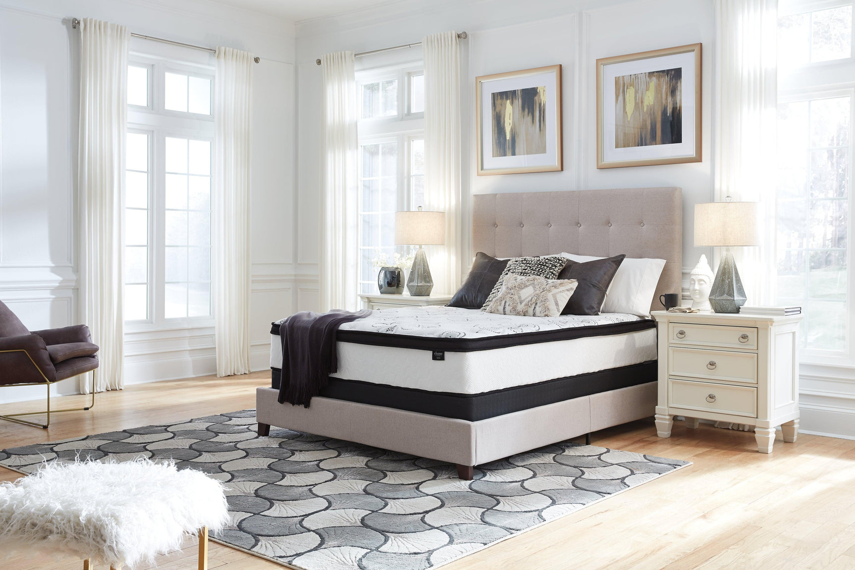 Detailed view of gel memory foam layer in Chime mattress