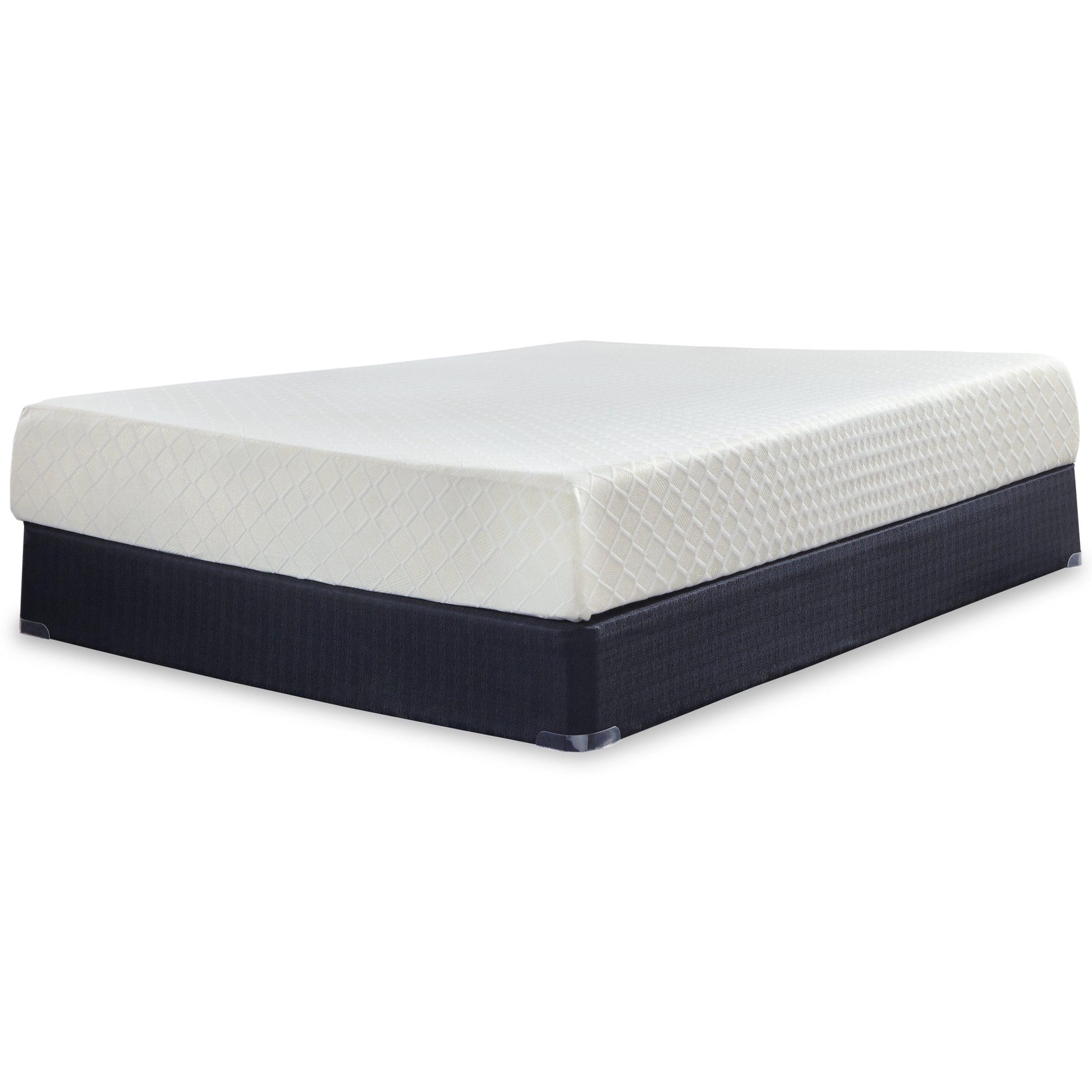 10 Inch Chime Memory Foam White Full Mattress In A Box - Ella Furniture