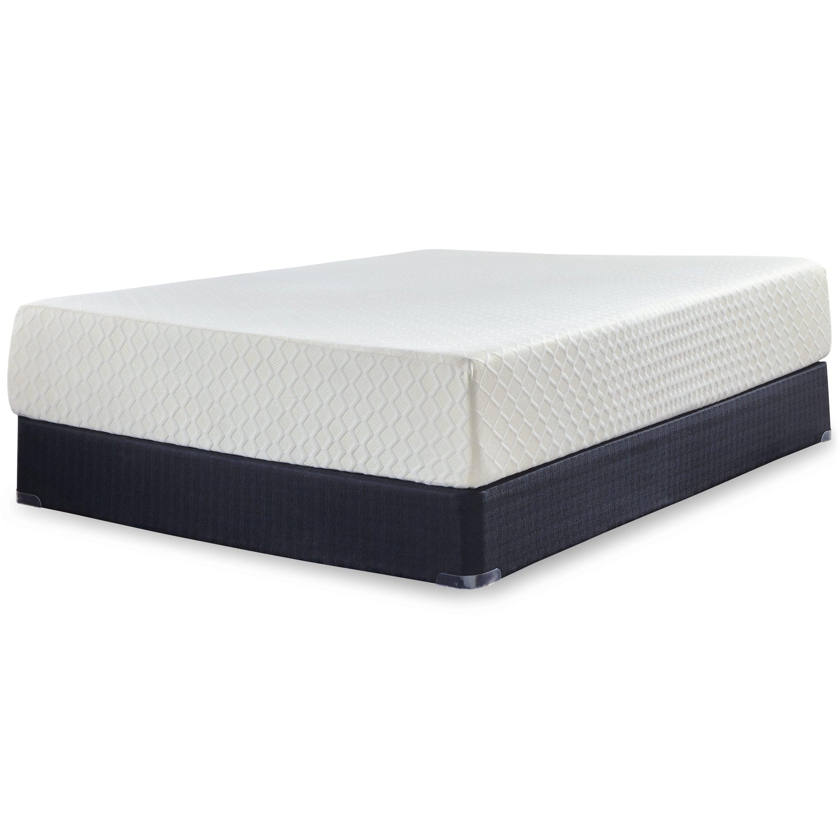 Chime 12 Inch Memory Foam White Queen Mattress manufacturer label