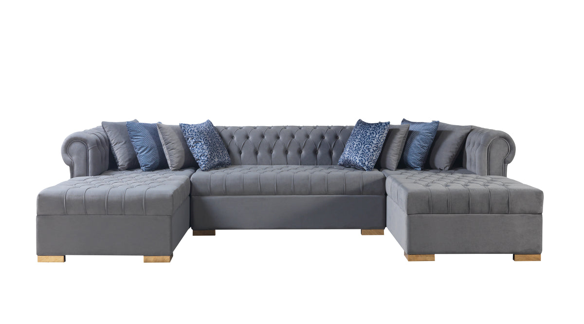 Emma Gray sectional from front angle