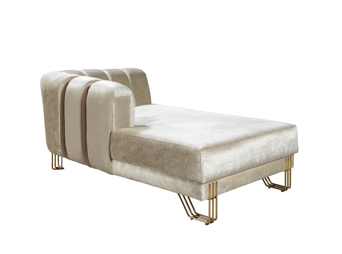 Main elevated view of Ella Double Chaise Sectional