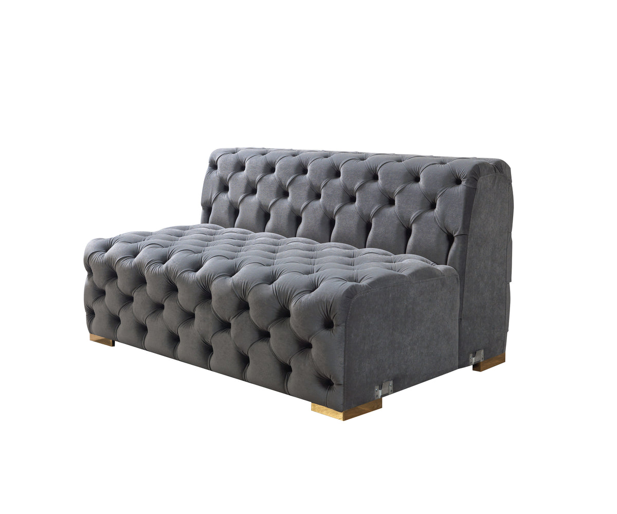 Wide angle room view featuring Seva sectional