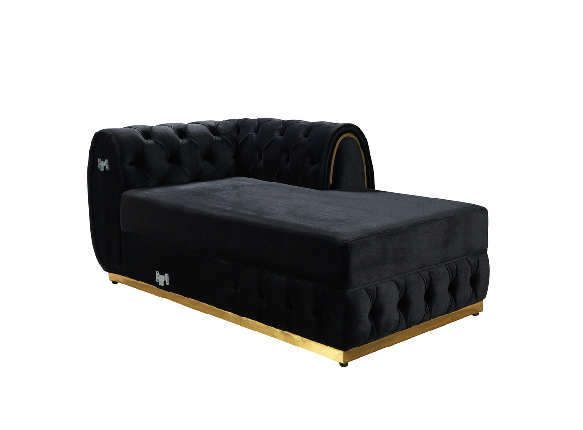 Close-up detail of sectional corner and fabric