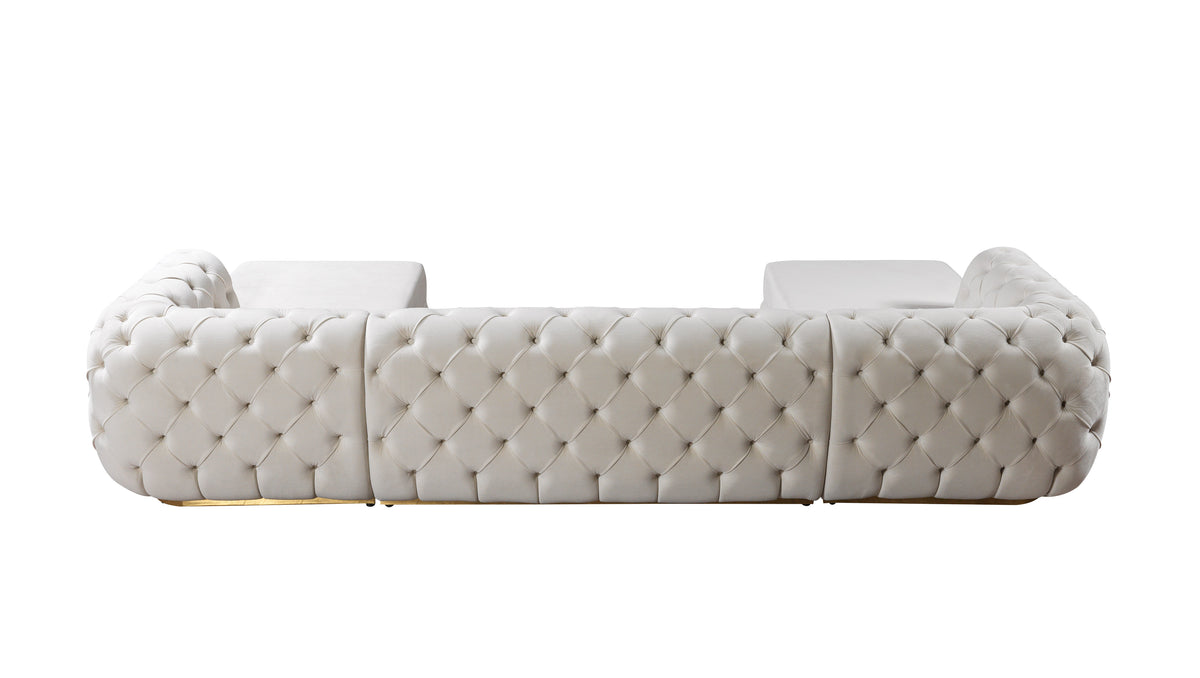 front straight view of Oprah sectional