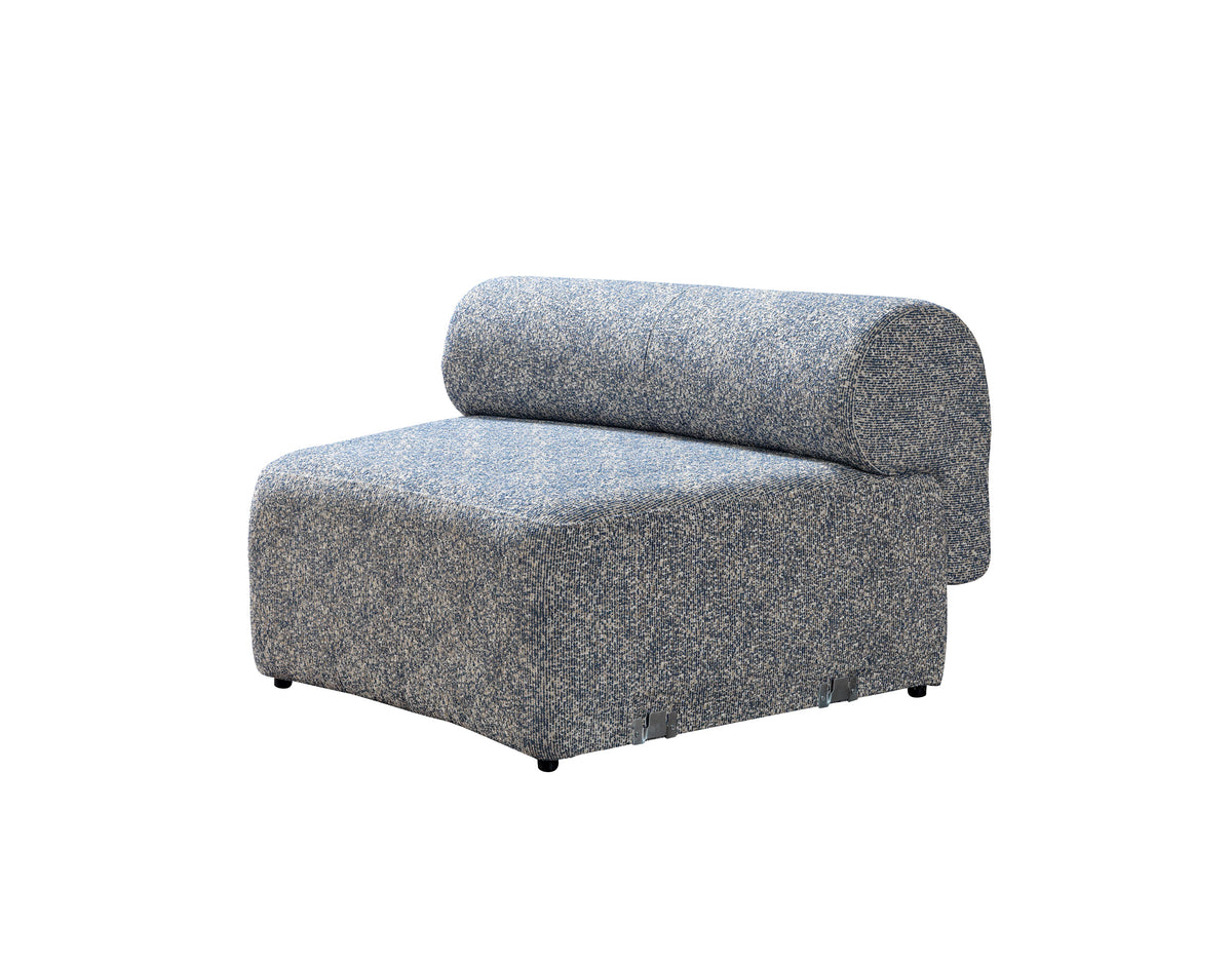 main perspective view of three-piece sectional