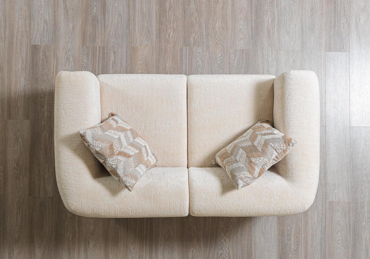 Main view featuring both sofa and loveseat