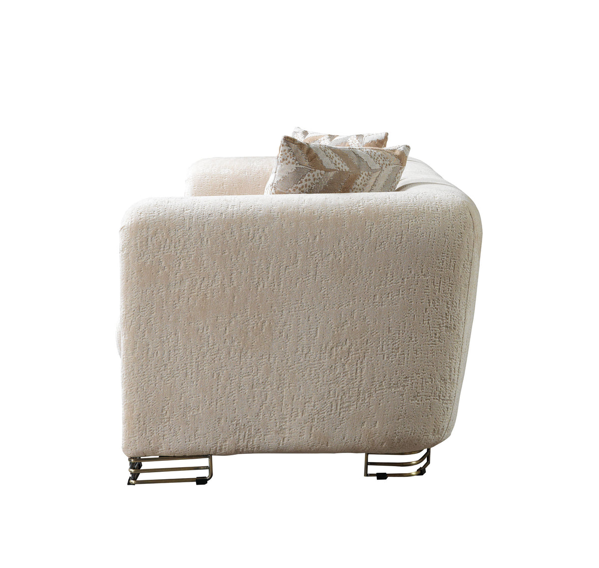Side angle emphasizing design and fabric texture