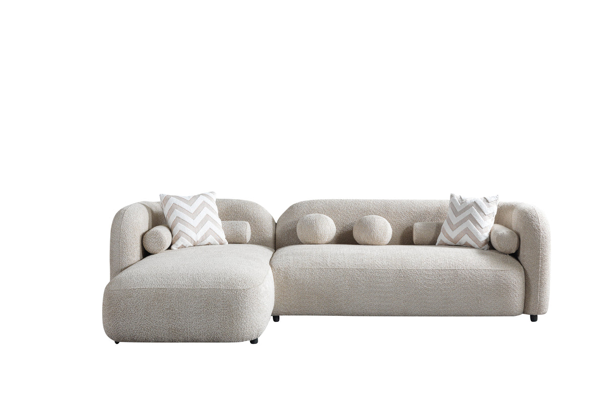 close-up of sofa arm and cushion detail