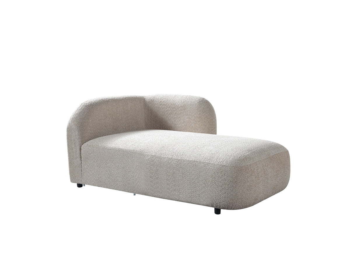 main view of Hanna Sand Boucle RAF 110" Sectional sectional sofa