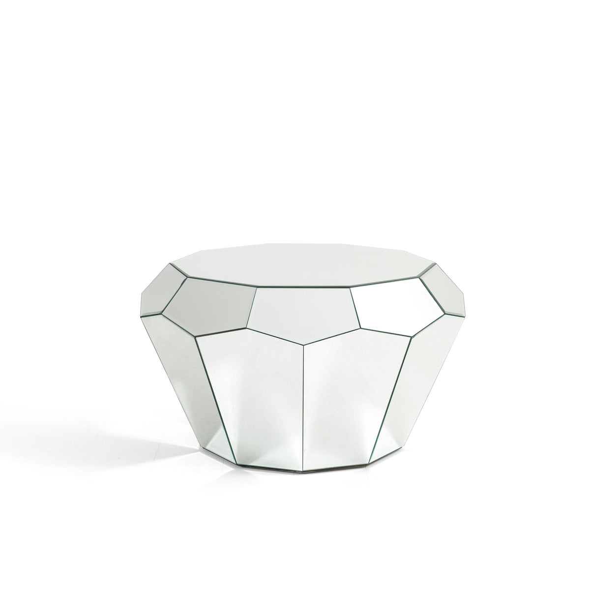 Amy Coffee Table diamond mirrored surface detail