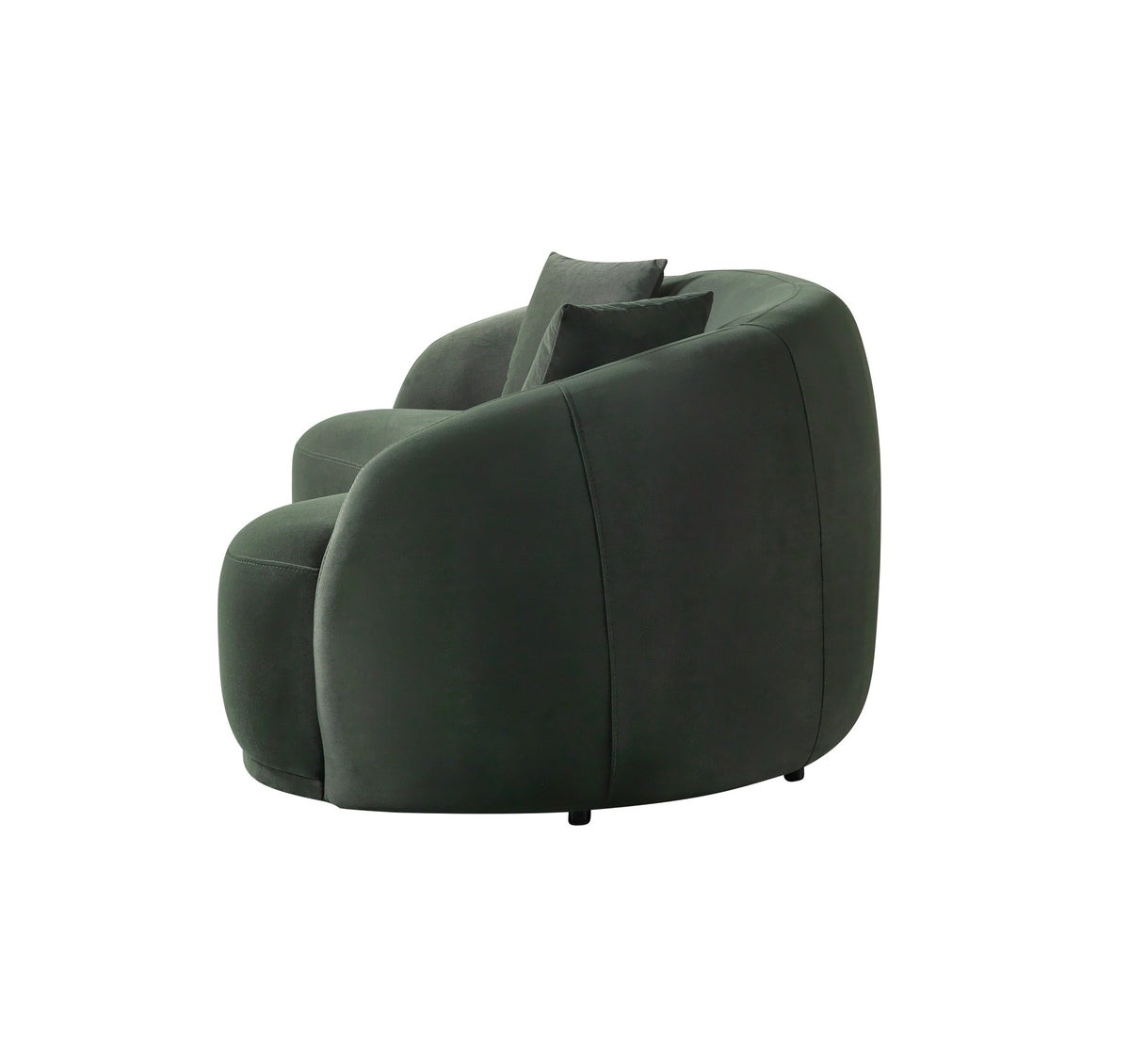 Emily Green Velvet Sofa 91"