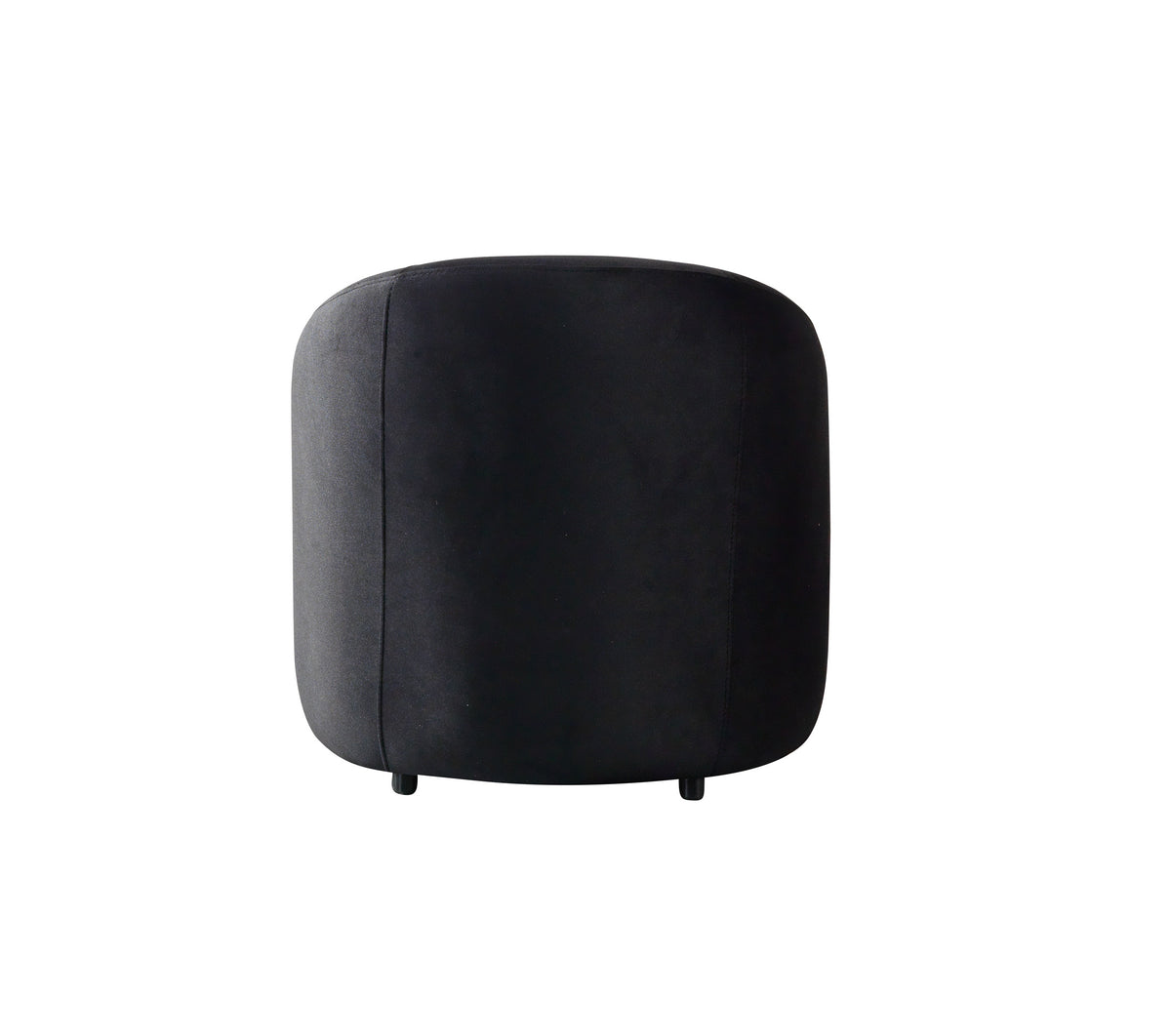 Emily Black Velvet Accent Chair