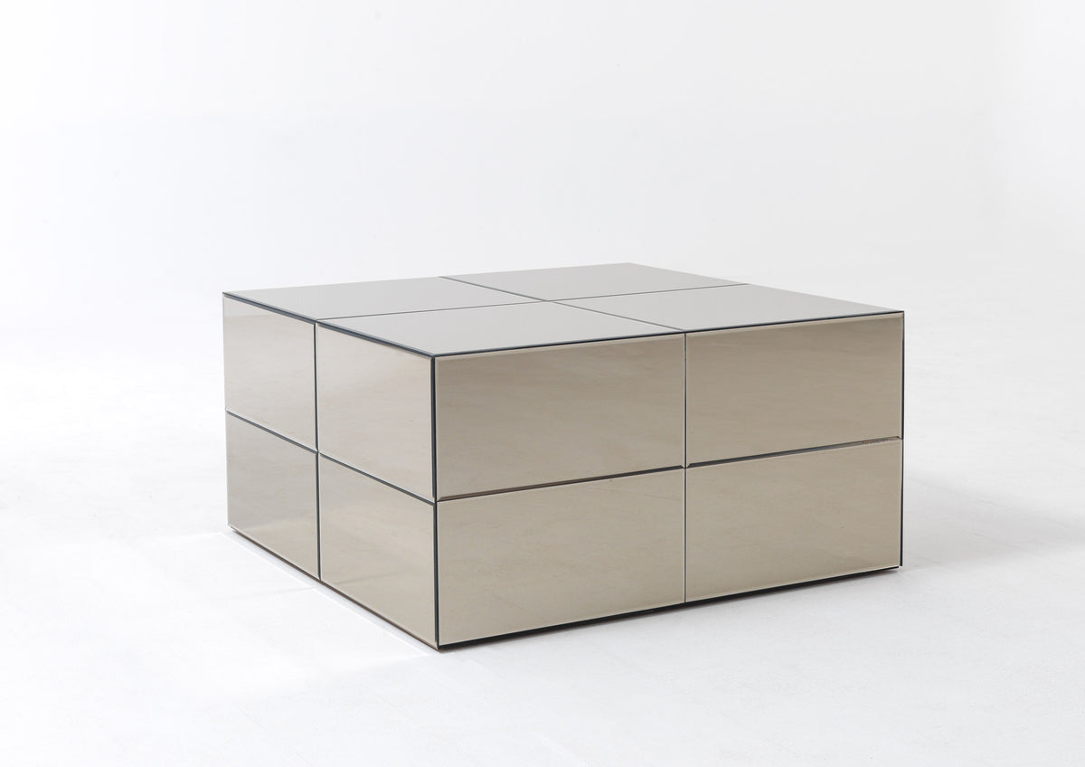 X2 Glass Coffee Table view 3
