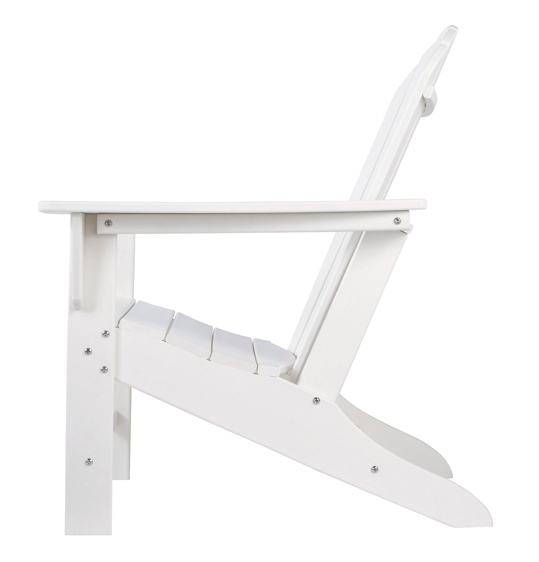 Sundown Treasure White Adirondack Chair back view