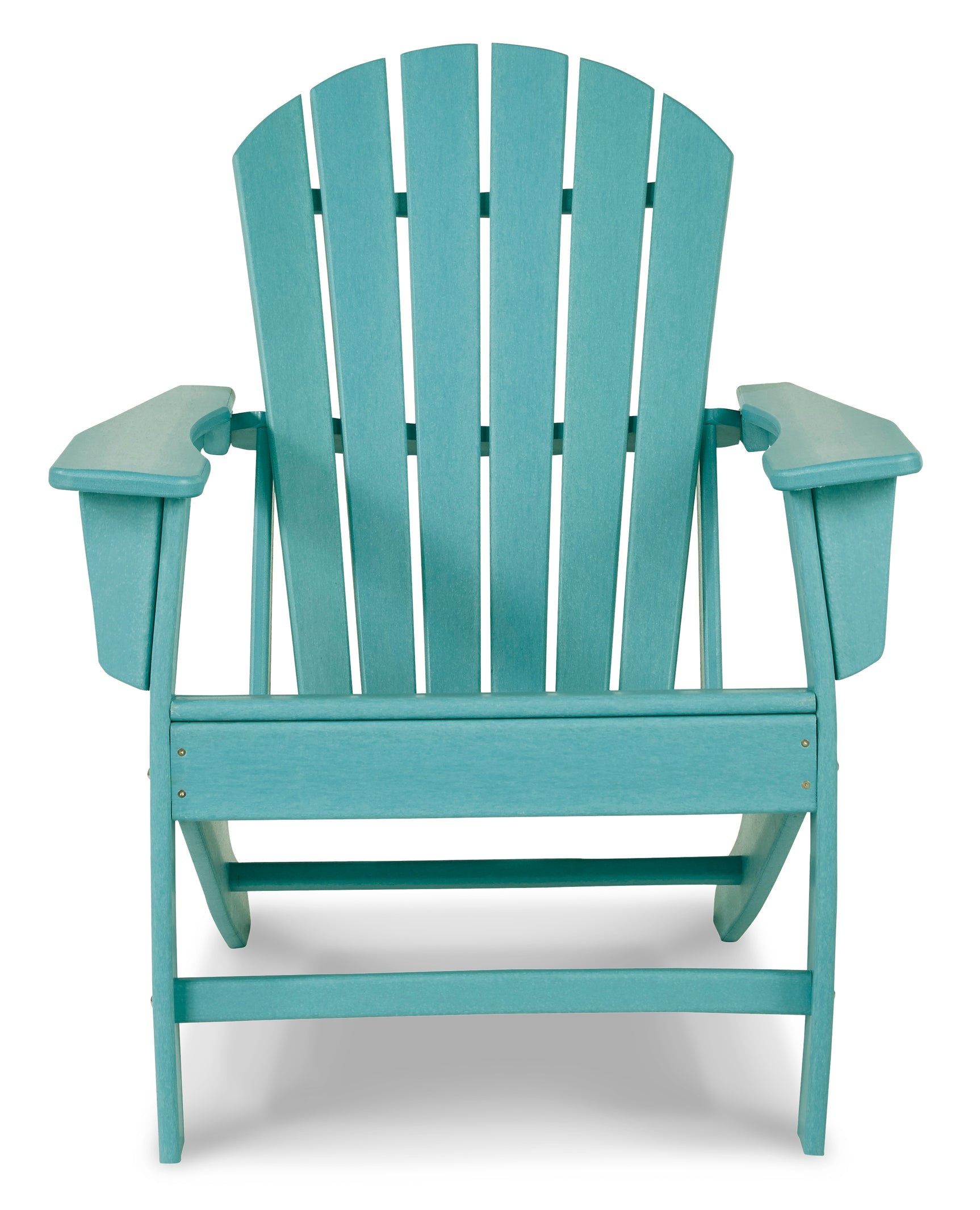 Sundown Turquoise Treasure outdoor chair and end table set, front angle