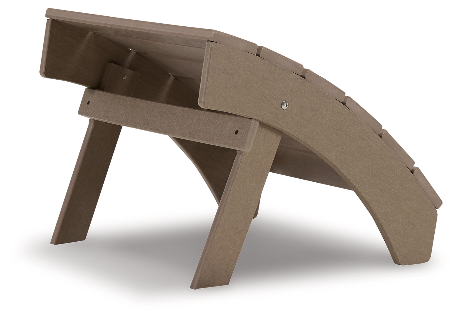Sundown Treasure Driftwood Ottoman back view