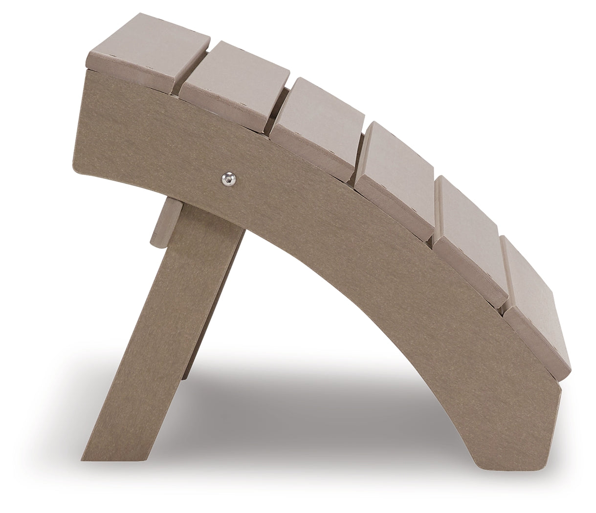 Sundown Treasure Driftwood Ottoman side profile view
