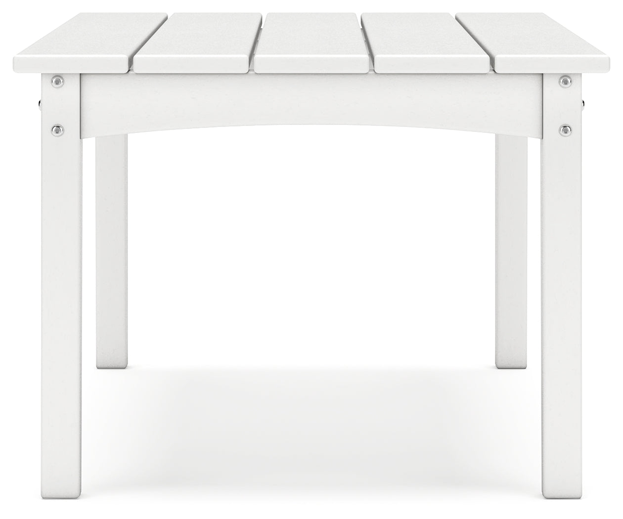 Hyland Wave White Outdoor Coffee Table