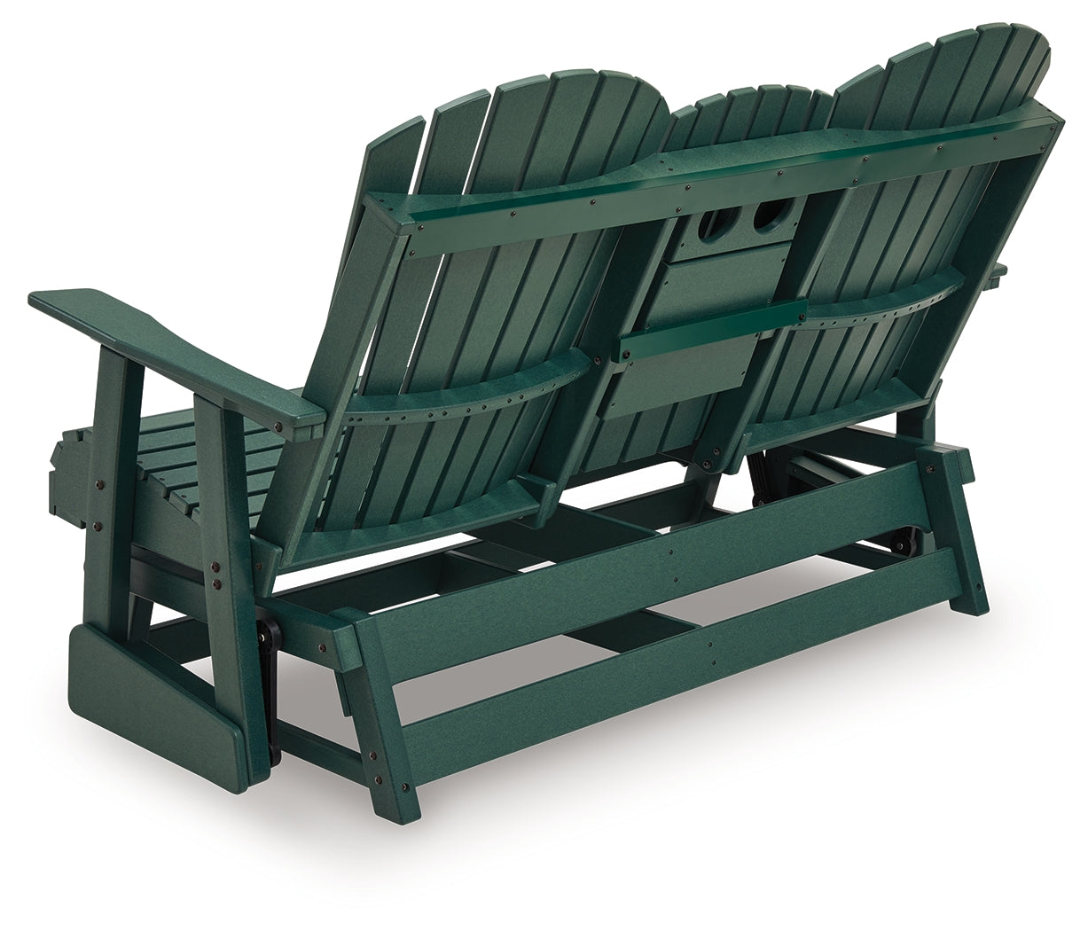 Back view of Shell Beach Outdoor Loveseat Glider