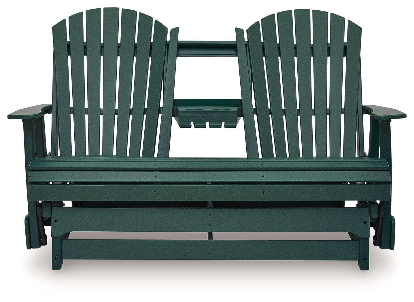 Shell Beach Loveseat glider head-on view
